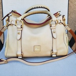 Dooney and Bourke Oyster Florentine Satchel Set
